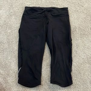 Lulu Frill detail crop leggings